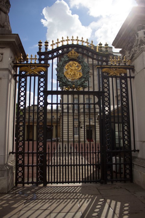 Even the gates of the Palace are ornate